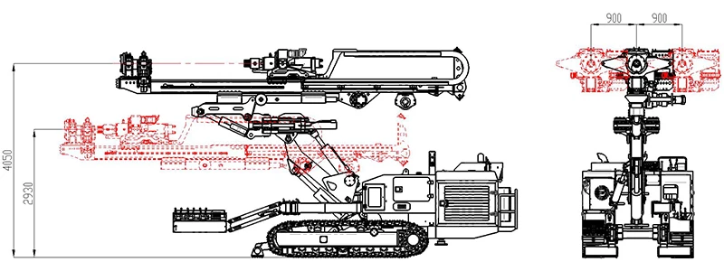 BHD-260 drill rig 9 BHD-260 drill rig 9